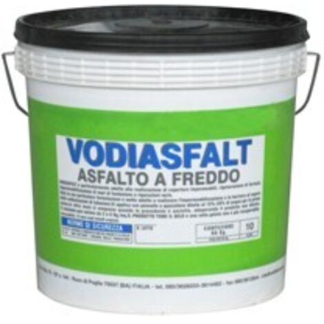 ASFALTO A FREDDO VODIASFALT LT.20 EMULSIONE BITUMINOSA IMPERMEABILIZZANTE