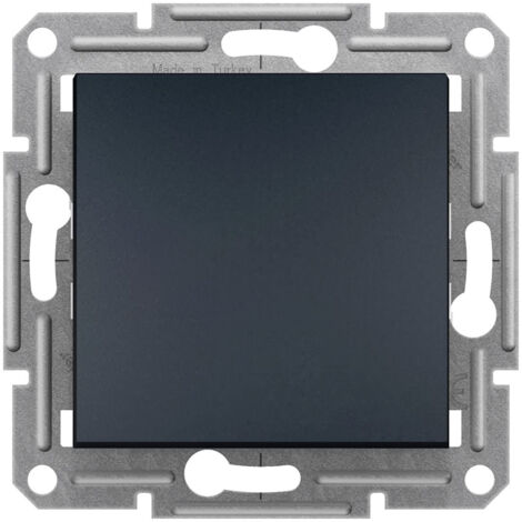 ASFORA BOUTON SANS CADRE (AVEC VIS) ANTHRACITE EPH0800371 SCHNEIDER ELECTRIC 3606480729348