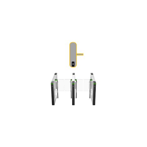 ASGB610X-L - Modulo tornello interno motore sx barriera dx 1 lettore