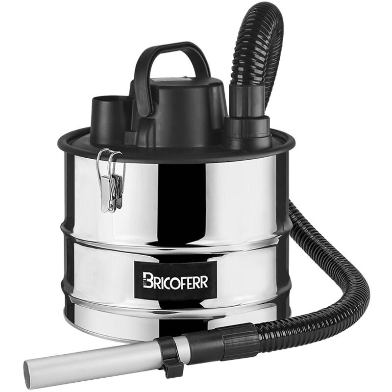 Bricoferr - Aspirateur à Cendres 15L Acier inoxydable 1200w