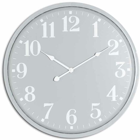 Ashmount Wall Clock - Metal - L4 x W49 x H49 cm - Grey