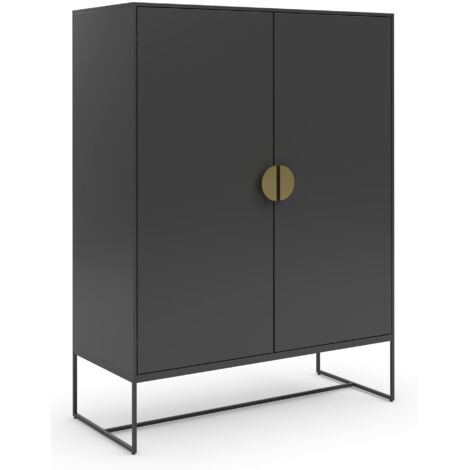 AsiaArmoire avec 2 portes anthracite