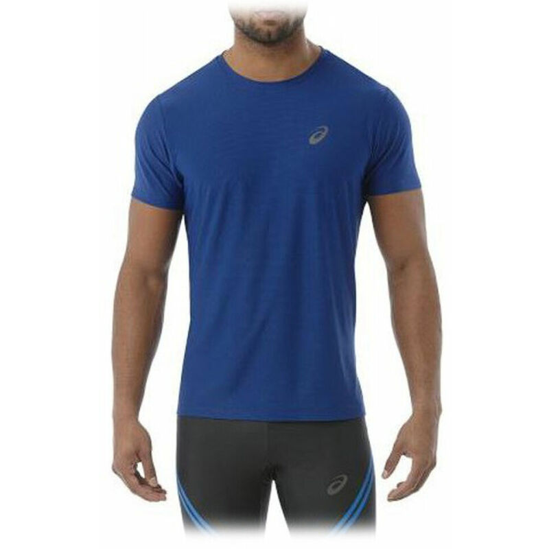 

Camiseta de Manga Corta Hombre E LIIN SLIM T Azul S - Asics