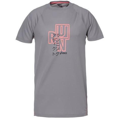 asics t shirt gris