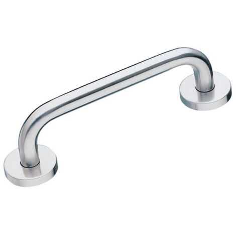 ASIDERO INOX C/ROSETA - 19X300 MM
