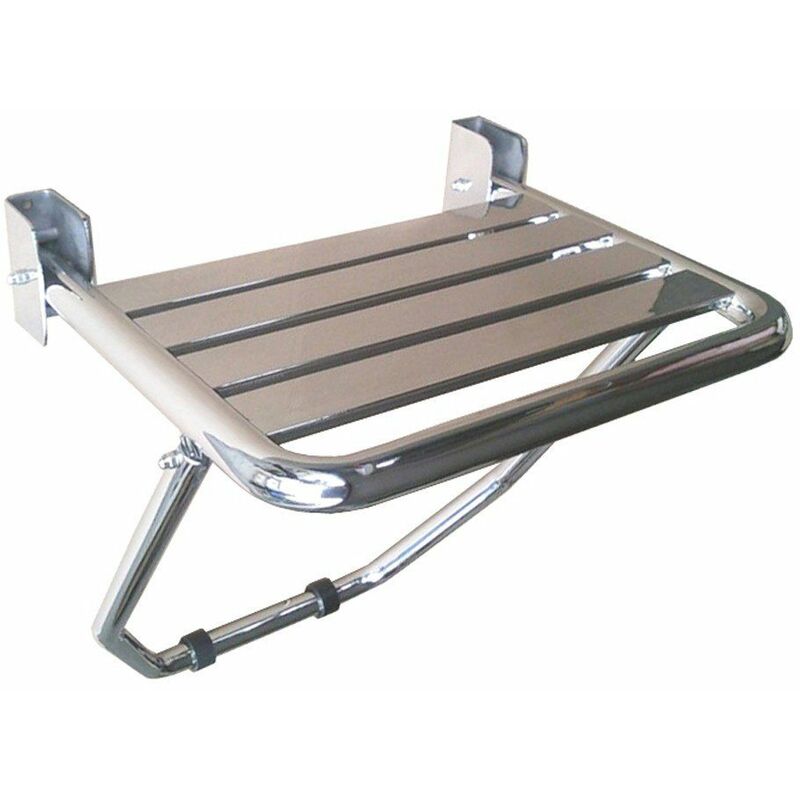 

AM0251C Asiento abatible con pie Acero Brillo - Mediclinics