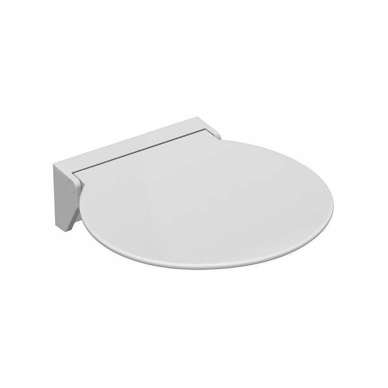 

Hewi - Asiento abatible R380 soporte pared blanco SiFl blanco