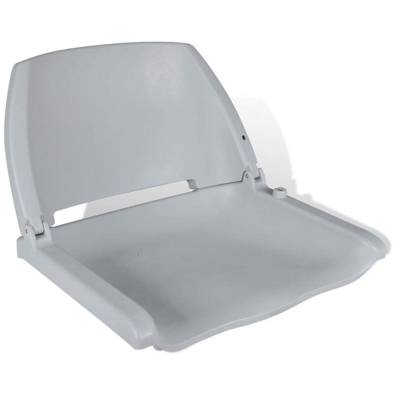

Asiento barco respaldo plegable sin cojín azul gris 41x36x48 cm