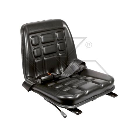 Asiento COBO estrecho con guía y cinturón de seguridad para tractor agrícola
