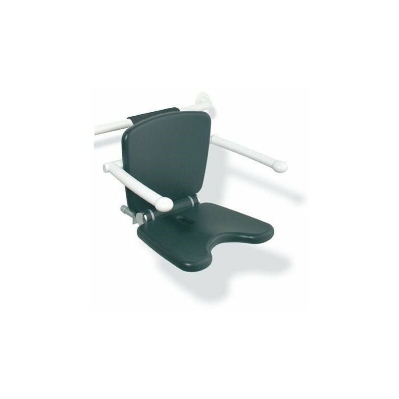 

Asiento con suspensión Premium LifeSystem gris claro con apoyabrazos gris claro