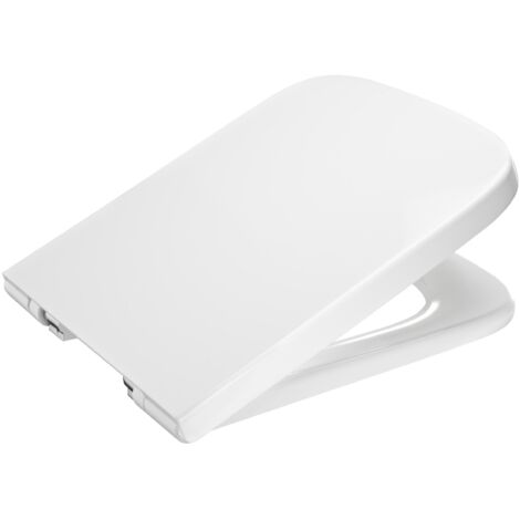ASIENTO CON TAPA LACADO CAÍDA AMORTIGUADA BLANCO