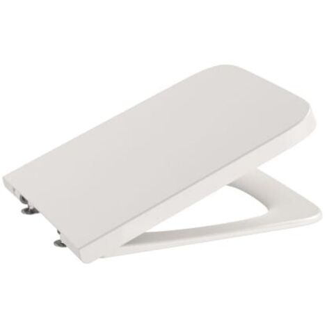 Asiento con tapa supralit de caída amortiguado Beige Inspira Square Roca