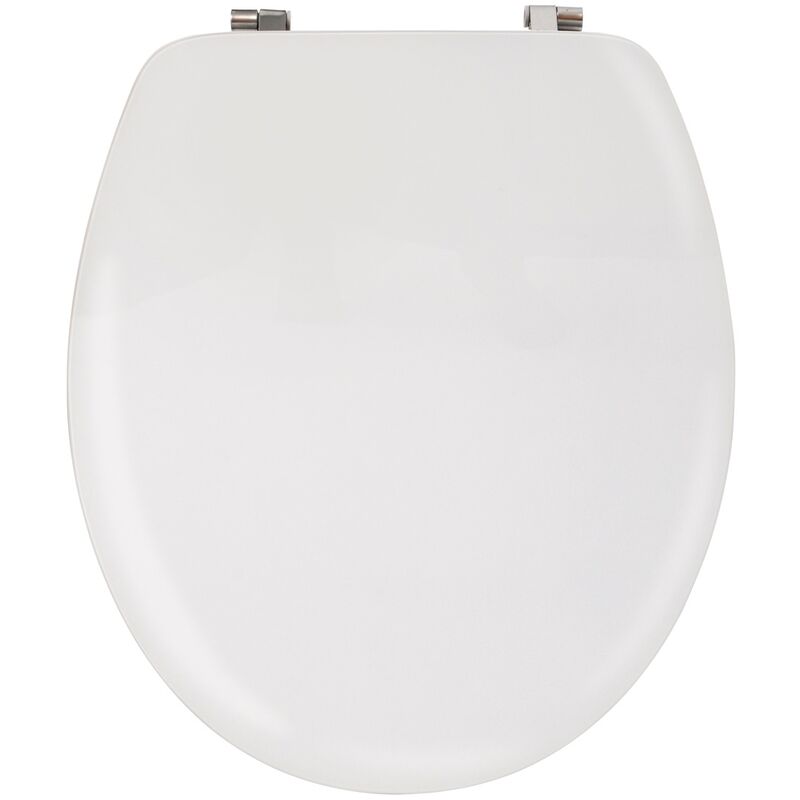 

Msv - Asiento De Bano - Blanco - Acrilico & Acero Inoxidable