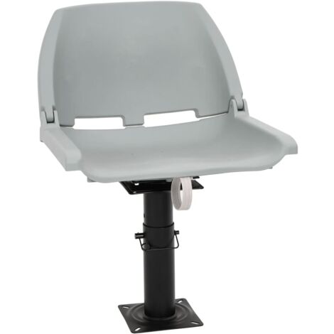 Asiento de barco con pedestal altura ajustable 360° giratorio