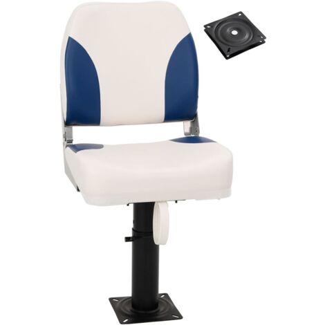 Asiento de barco con pedestal altura ajustable 360° giratorio