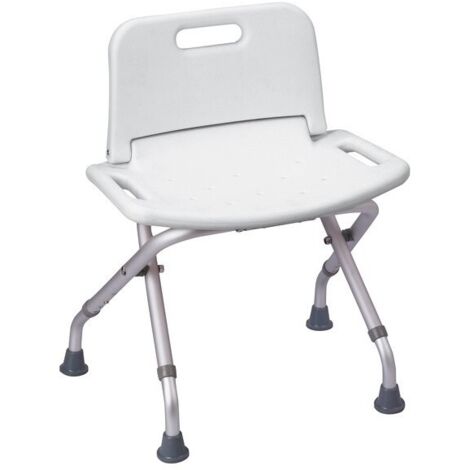 Asiento de ducha ajustable plegable MSV