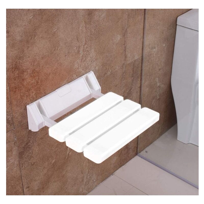 

Asiento de ducha plegable para baño (blanco) 33 * 32 * 5 cm