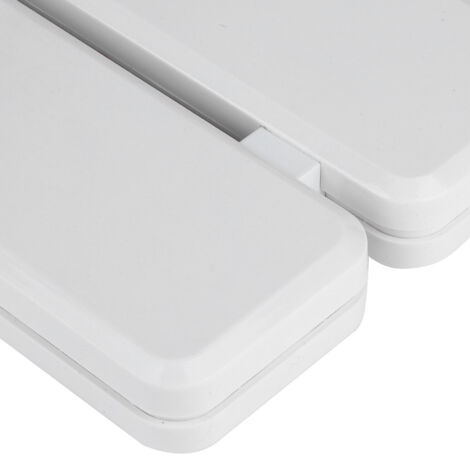 Asiento de ducha plegable para montaje en pared, blanco