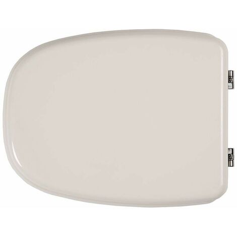 Asiento de inodoro blanco brillante compatible con la serie Square Ercos BSOPEG  Blanco