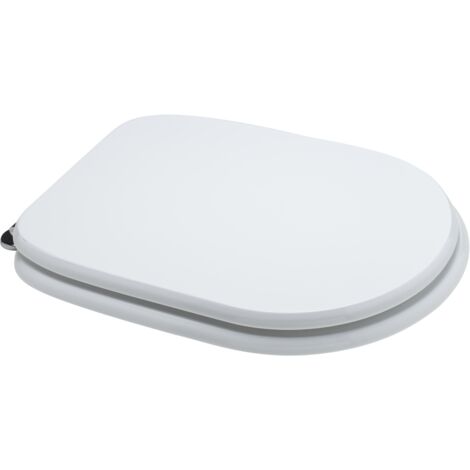 Asiento de inodoro blanco para taza Sintesi
