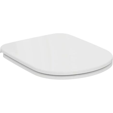 Asiento de inodoro con cierre normal en blanco brillo - Ideal Standard I Life