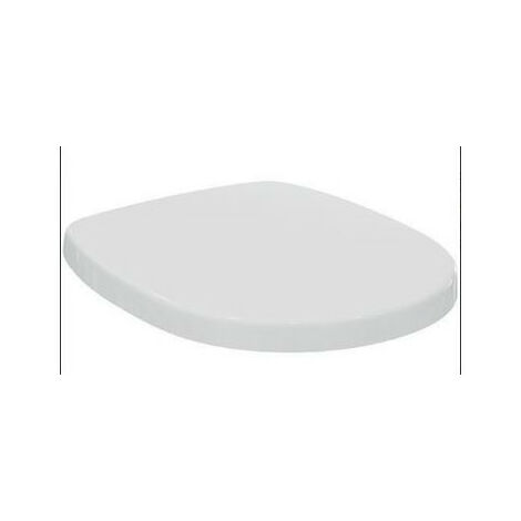 Asiento de inodoro CONNECT con tapa, bisagras de acero inoxidable cierre suave blanco IDEAL STANDARD