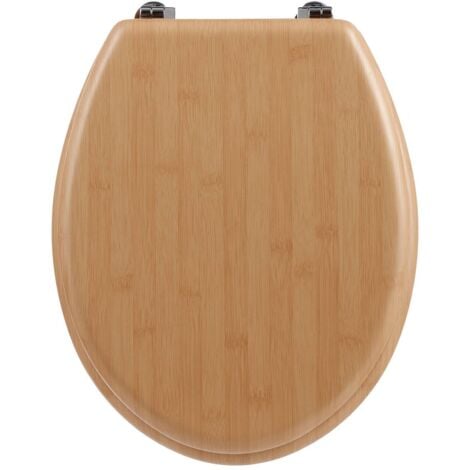 5FIVE SIMPLY SMART Asiento de inodoro de madera efecto bambú - 5five