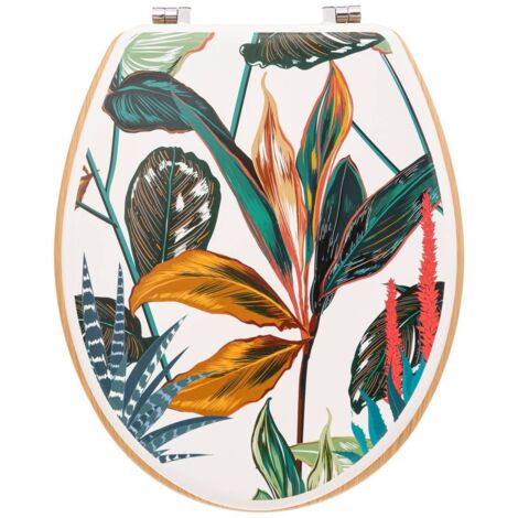 Asiento de inodoro de madera multicolor palawan - 5five