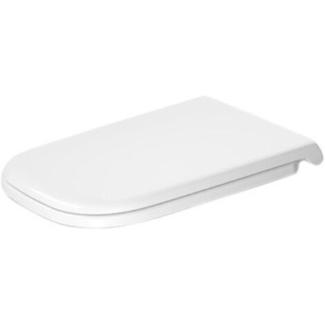 Asiento de inodoro Duravit D-Code, extraíble, con mecanismo de