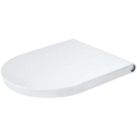 Asiento de inodoro Duravit White Tulip, con caída amortiguada,