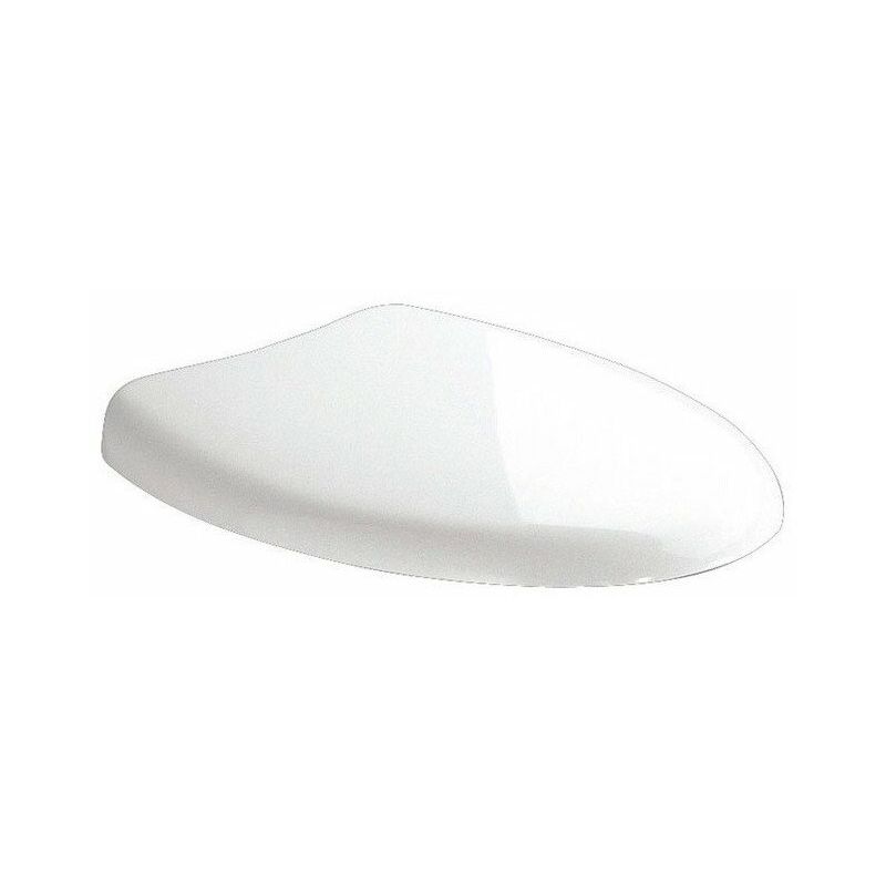 

Asiento de inodoro ESCAPE con tapa, bisagras cromado blanco STANDARD - Ideal