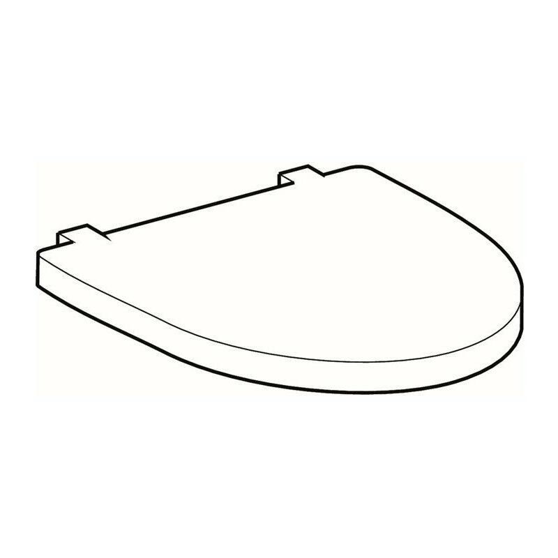 

Geberit - Asiento de inodoro F1 con tapa apta para WC 203900 we