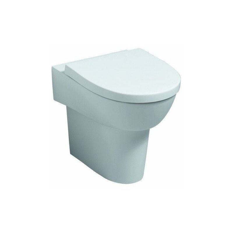 

Geberit - Asiento de inodoro FLOW bisagra de acero inoxidable we