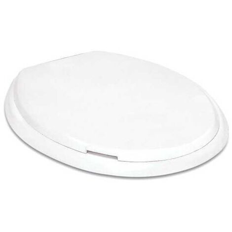 Asiento de inodoro Gabbiano de plástico blanco Stefanpl