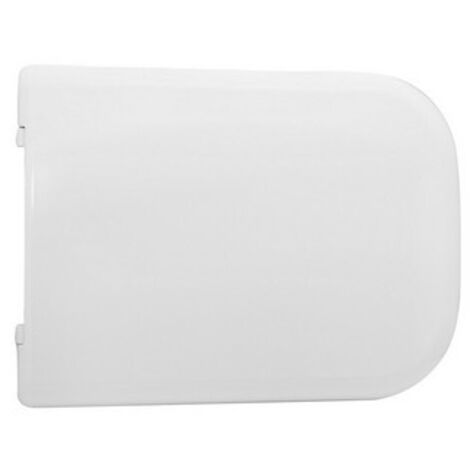 Asiento de inodoro Metropolitan Slim con cierre suave blanco