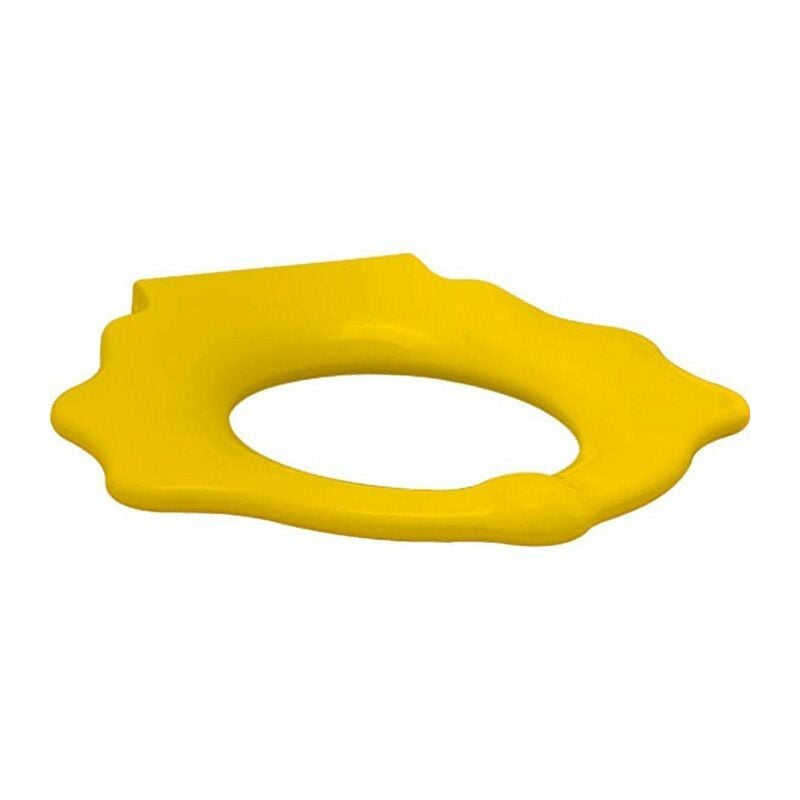 

Geberit - Asiento de inodoro para niños Bambini, con asas, diseño de tortuga: Amarillo tráfico