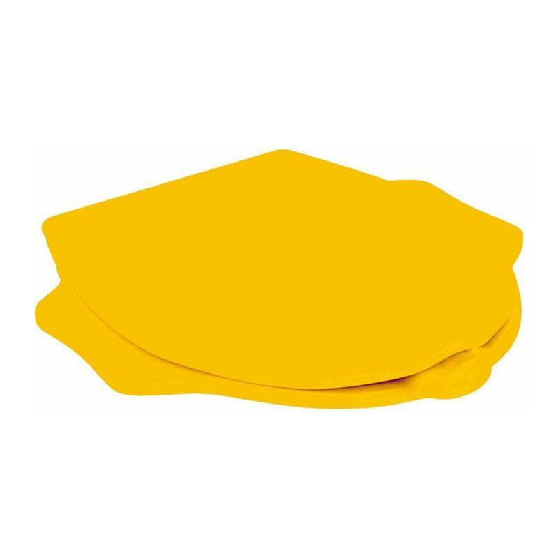 

Geberit - Asiento de inodoro tipo diseño animal con tapa amarilla