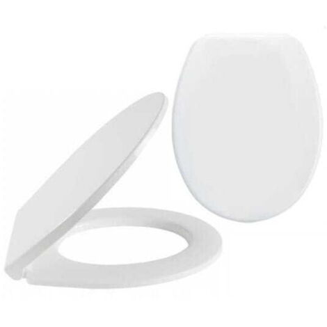 Asiento de inodoro universal blanco Iris