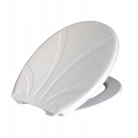 Asiento de inodoro universal Lotos, blanco