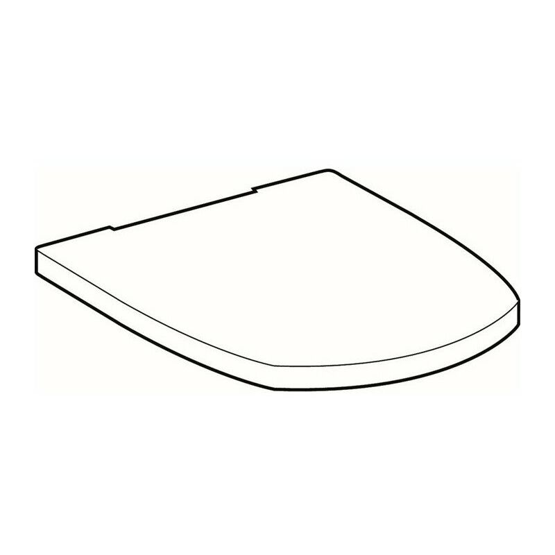 

Geberit - Asiento de inodoro VITELLE m Bisagra cromada desmontable we