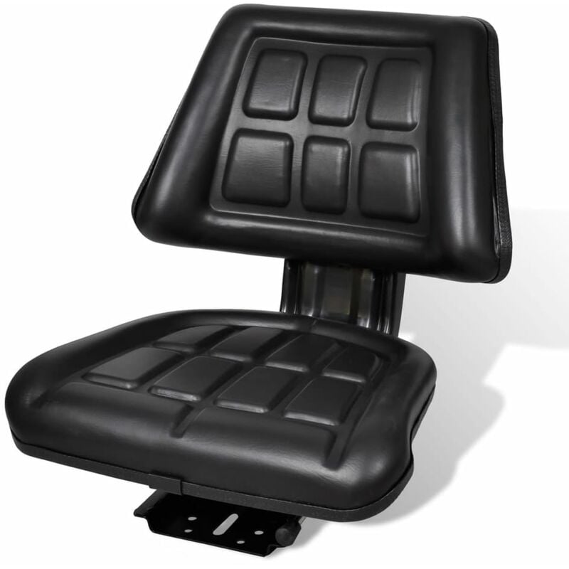 

Bh Design - Asiento de tractor con respaldo negro