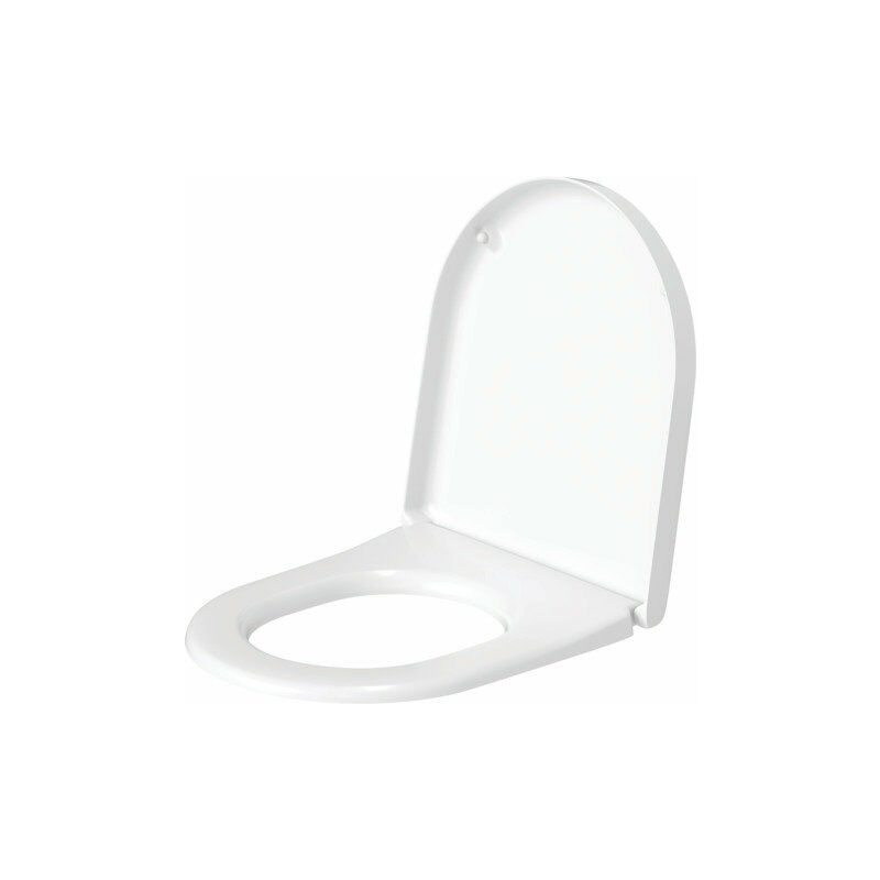 

Asiento de WC Duravit Starck 3 sin bisagras SoftClose acero inoxidable, blanco - 0063810000