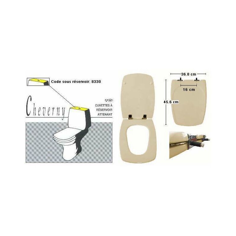 

Asiento del inodoro Cheverny VENDE Bahamas Beige