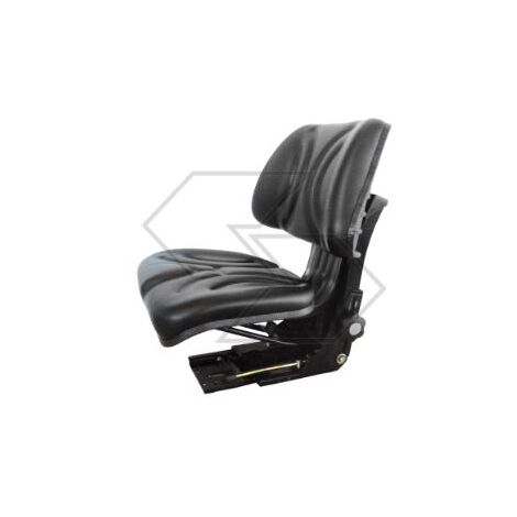 Asiento estandar pvc negro para tractor NEWGARDENSTORE A03069