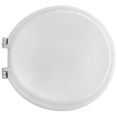 Asiento inodoro blanco para jarrón Ideal Standard Ancho pequeño 37 cm bisagras fijas