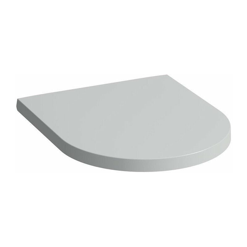 

Asiento inodoro KARTELL con tapa, extraíble, con cierre suave gris mate - Laufen