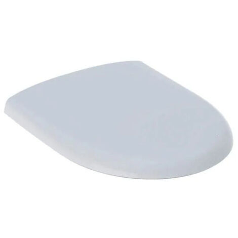 Asiento para inodoro Geberit Renova, antibacteriano, cierre estándar, montaje inferior, blanco