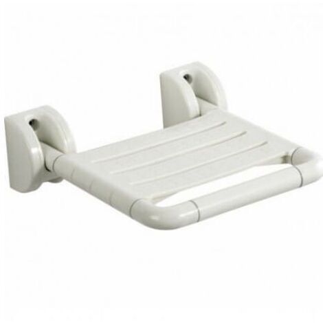 Asiento plegable ABS blanco impermeable para ducha, baño de vapor etc ...