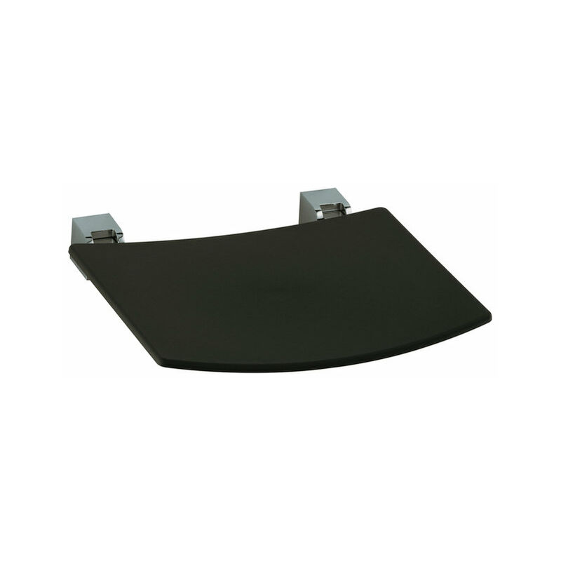 

Asiento plegable Keuco Plan 14980, montaje en la pared, cromado y negro-gris. - 14980010037