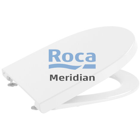 Tapa inodoro MERIDIAN BLANCO amortiguada de ROCA · Pereda